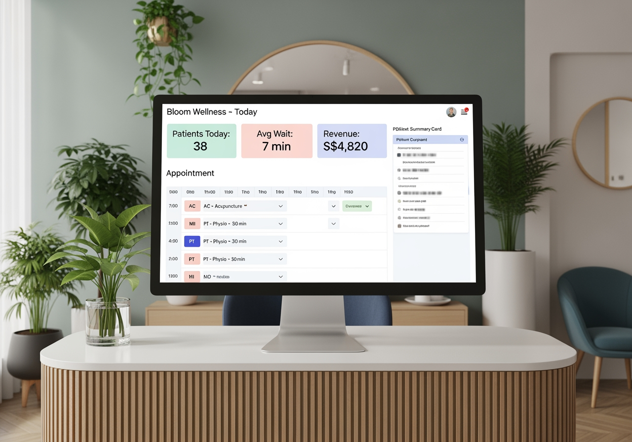 Clinic practice management. Laravel + Vue