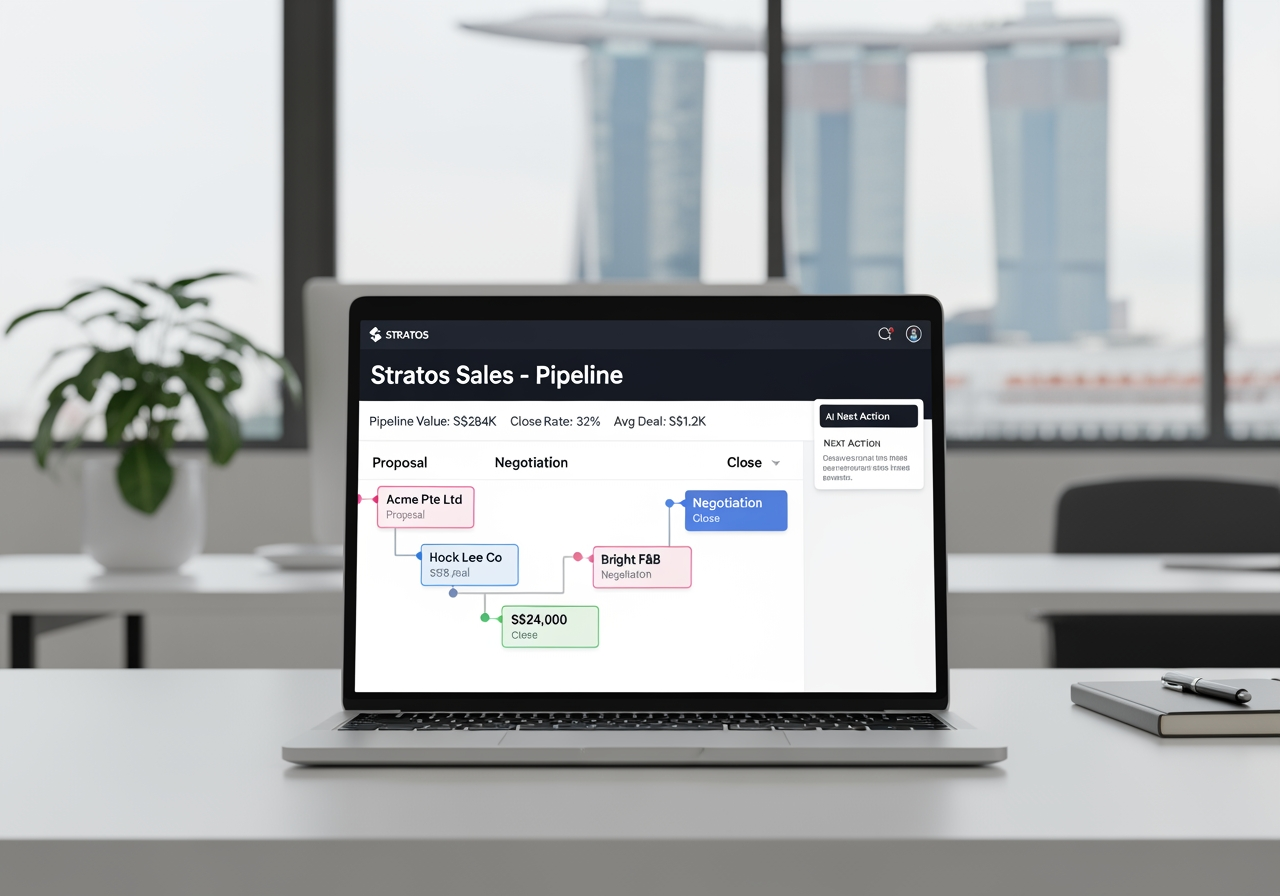 Custom sales CRM. Next.js + Prisma
