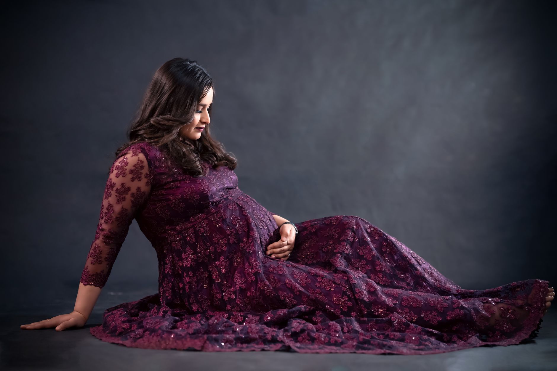 Maternity & Family Shoot at Aglow Bridal Artistry Singapore