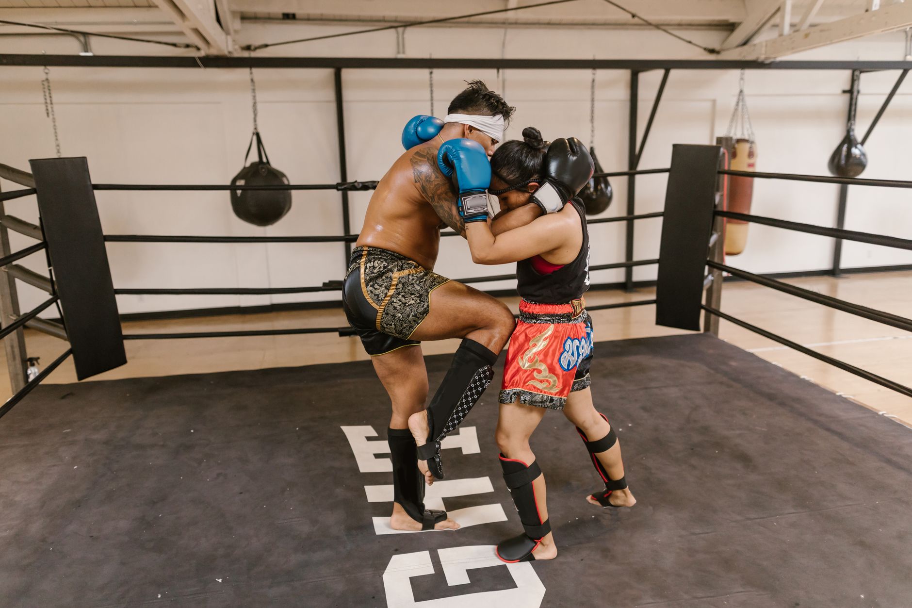 Clinch & Knees at Clinch Muay Thai Singapore