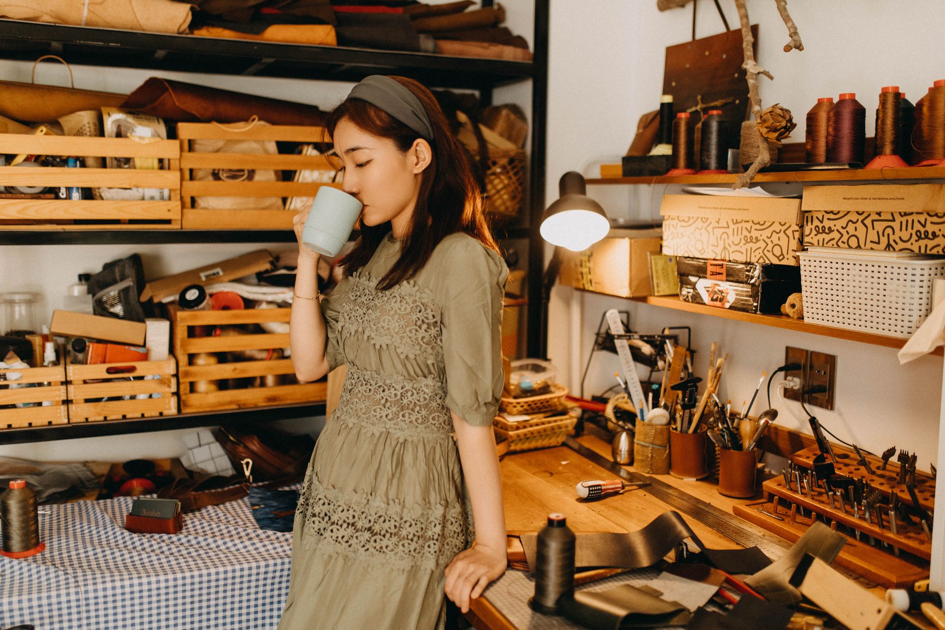 Inside the Fondly studio