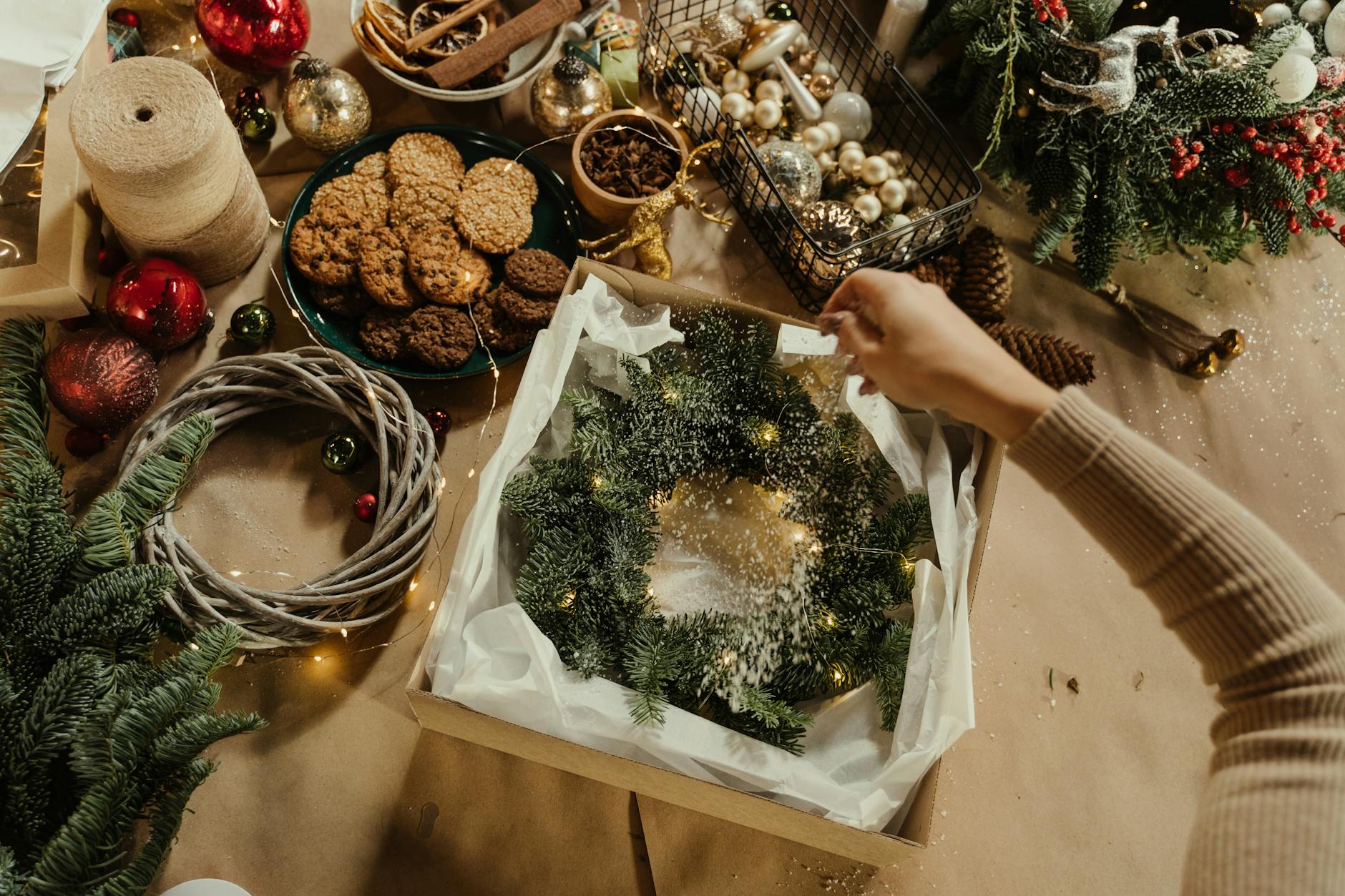 Packing Homebatch bakes into a box