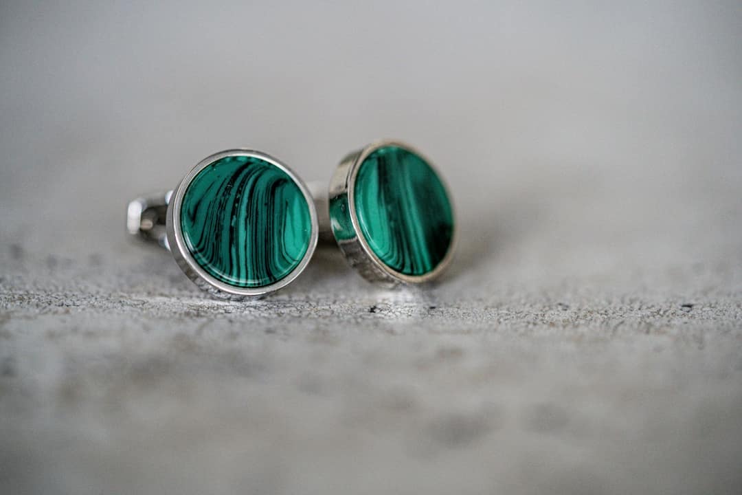 Foundry Initial Cufflinks — engraved brass keepsake