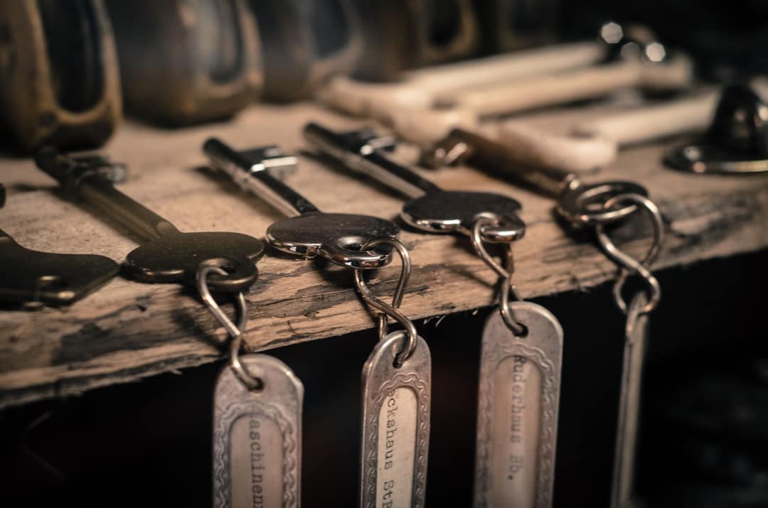 Harbour Leather Key Tag — engraved veg-tan leather keepsake