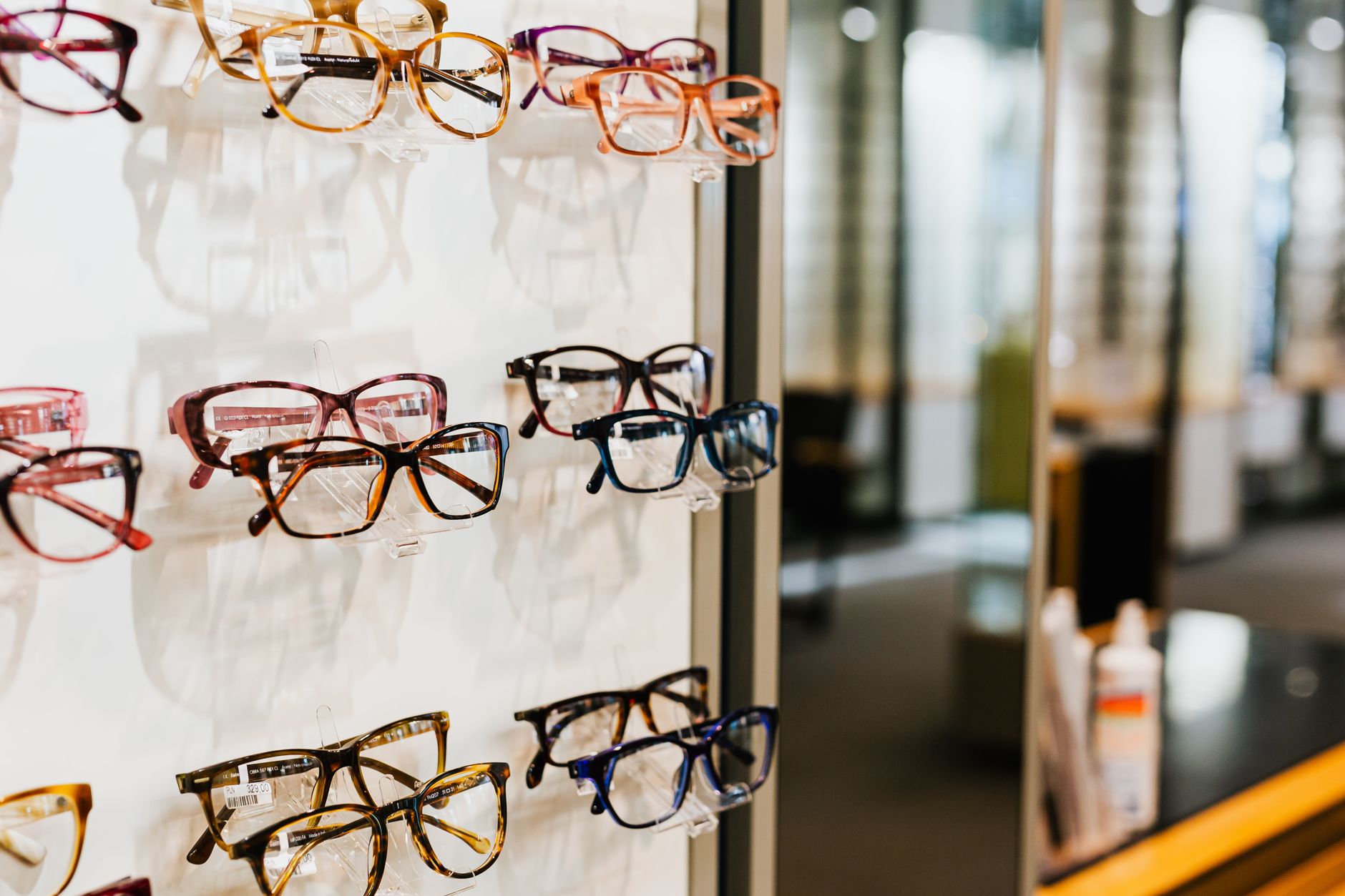 Inside a Lensfield optical practice in Singapore