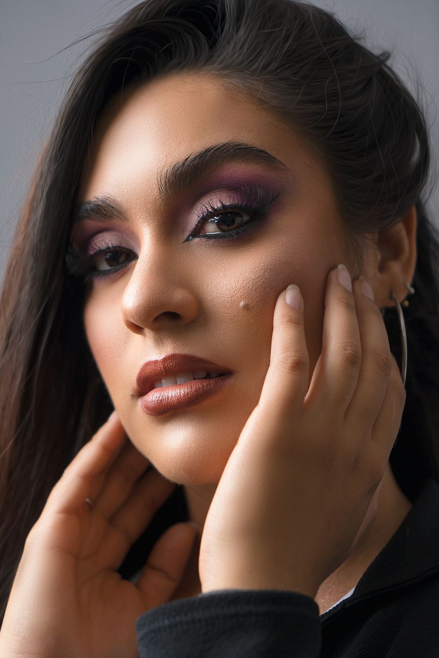 Student portfolio makeup look