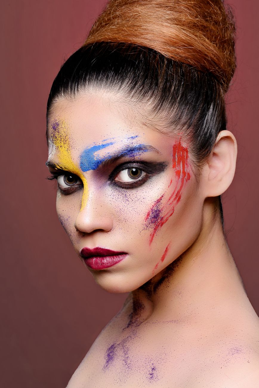 Student portfolio makeup look