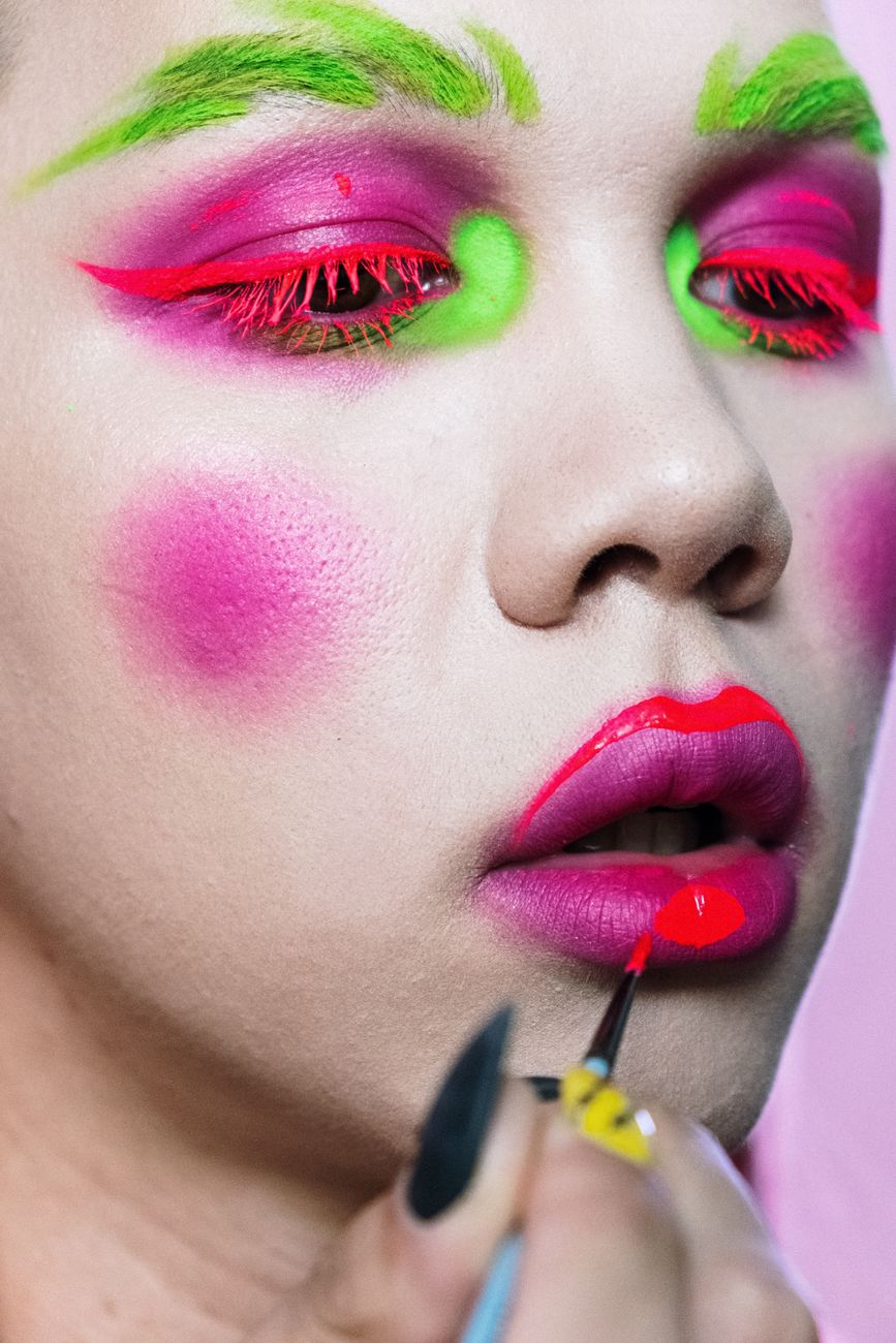 Student portfolio makeup look