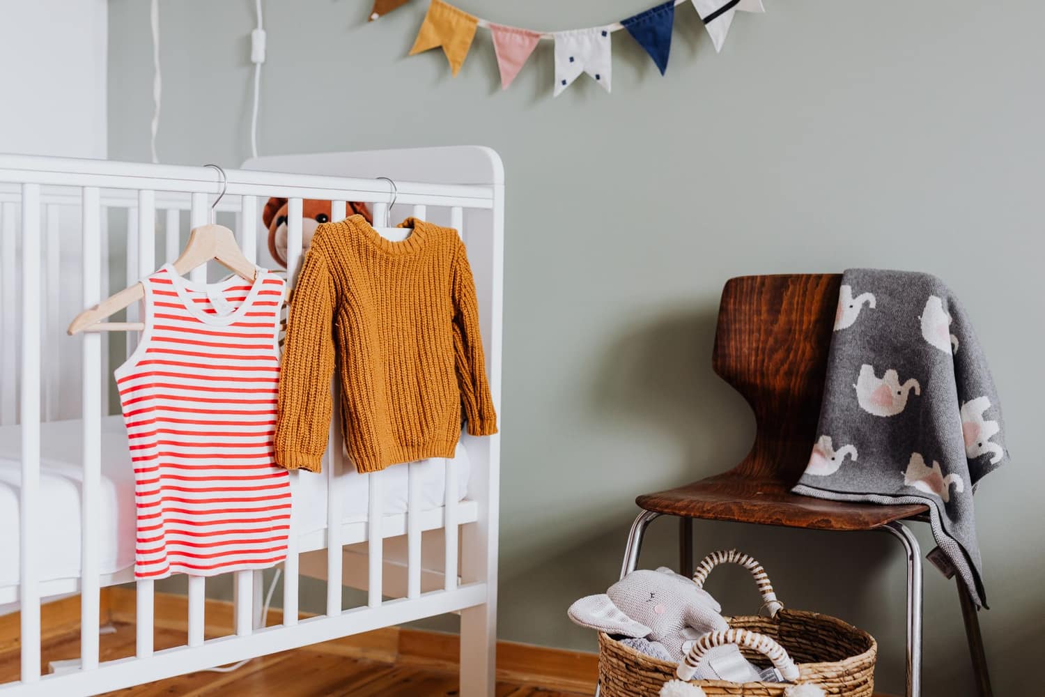 A calm, finished Singapore nursery furnished by Nestwood