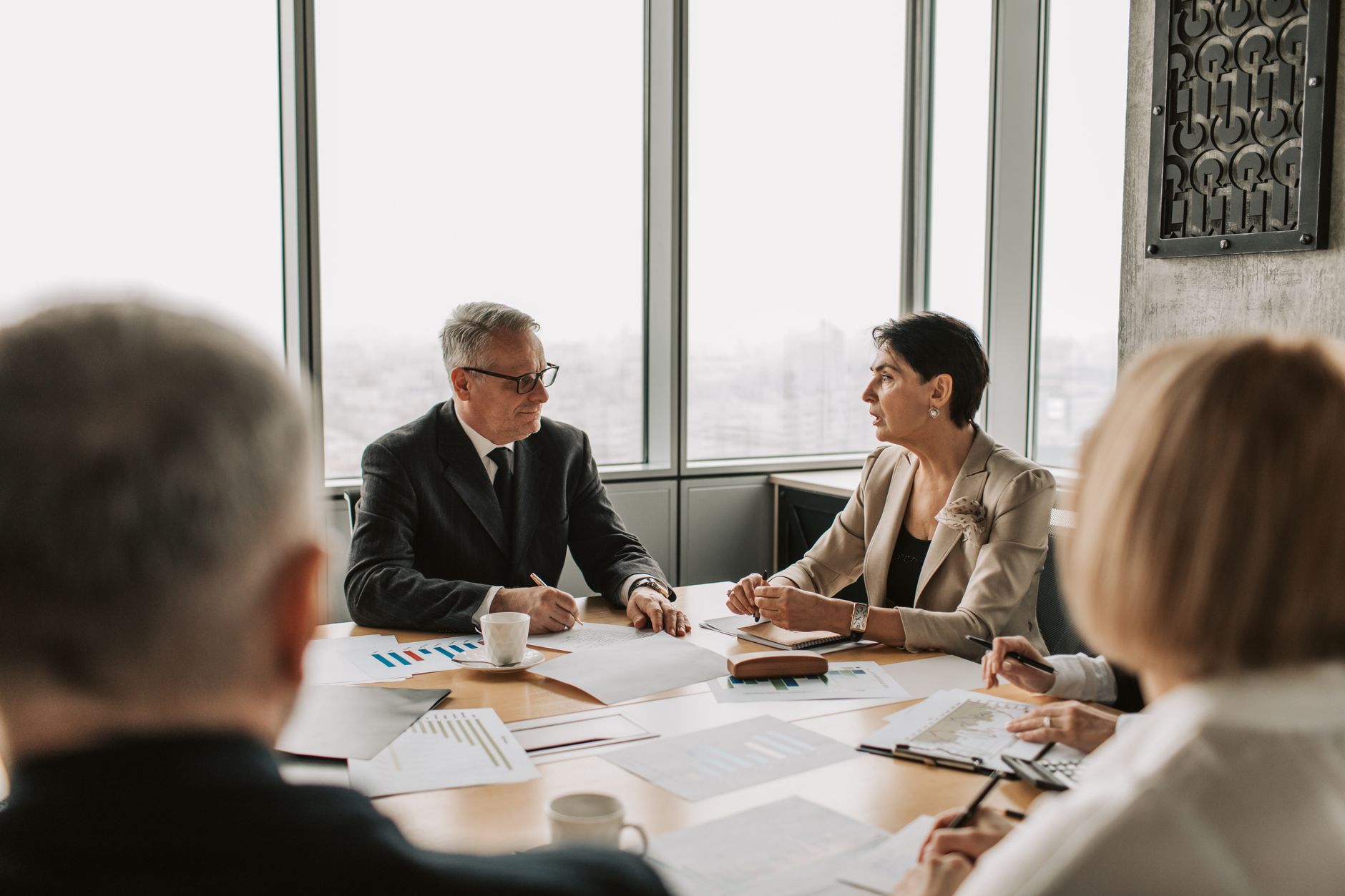 Founders and investors in a Singapore boardroom