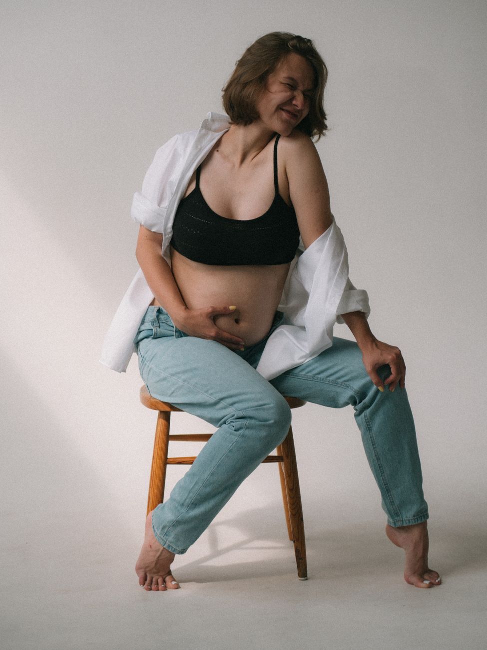 Remi Over-Bump Tailored Trousers