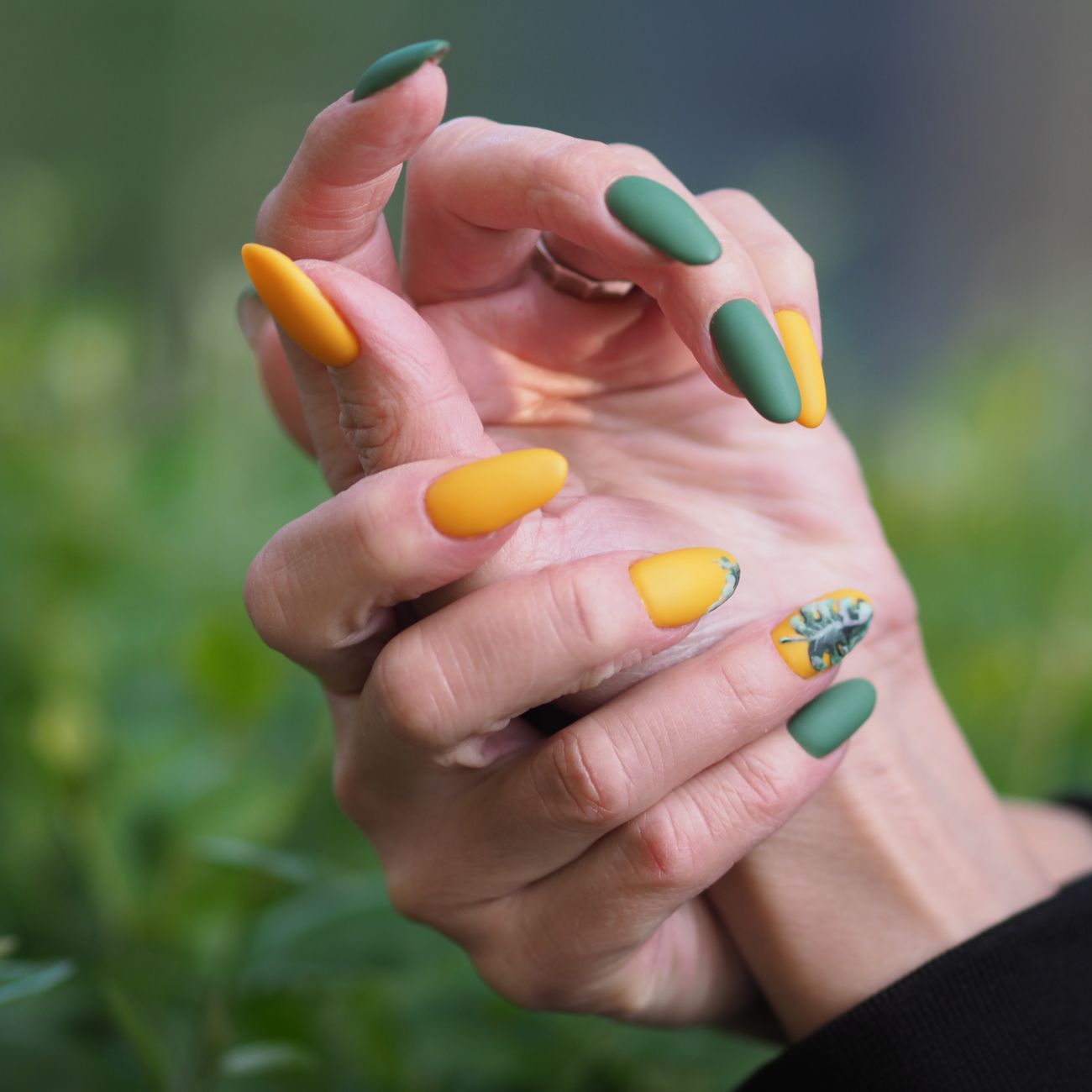 Hand-painted florals — Hand-Painted Nail Art by Mei-Lin at Petal & Polish