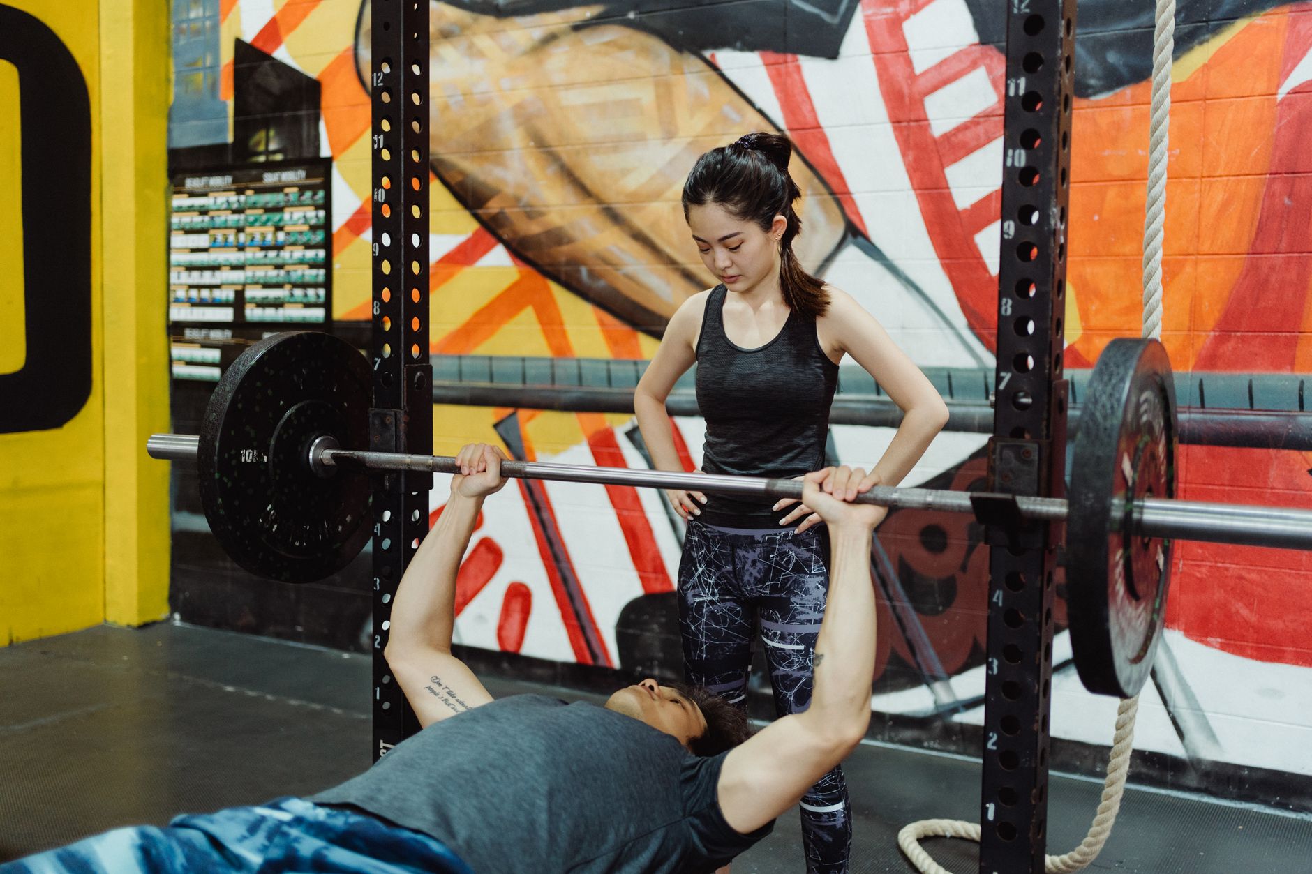 A training session with Sasha Strong