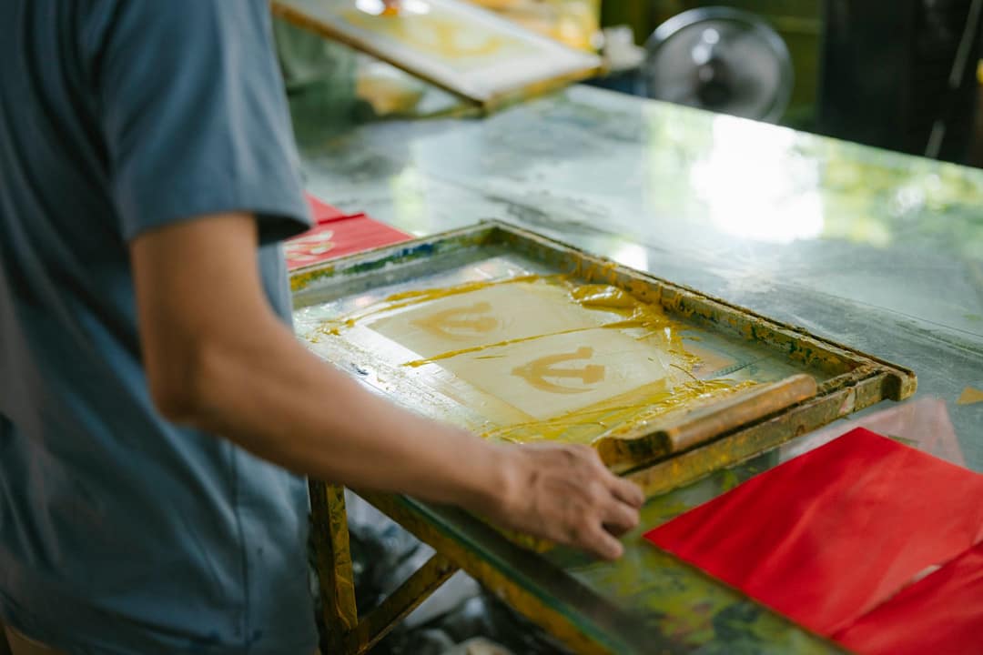 Screen-printing studio