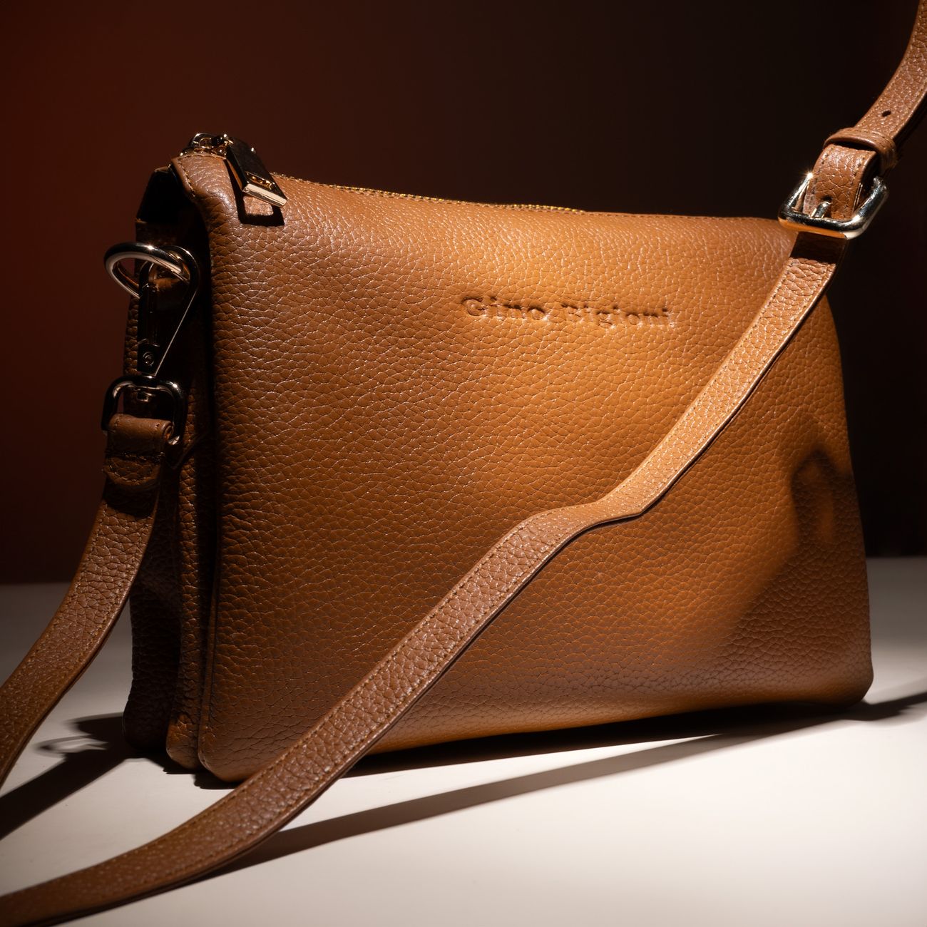 Vegan Leather Crossbody Bag