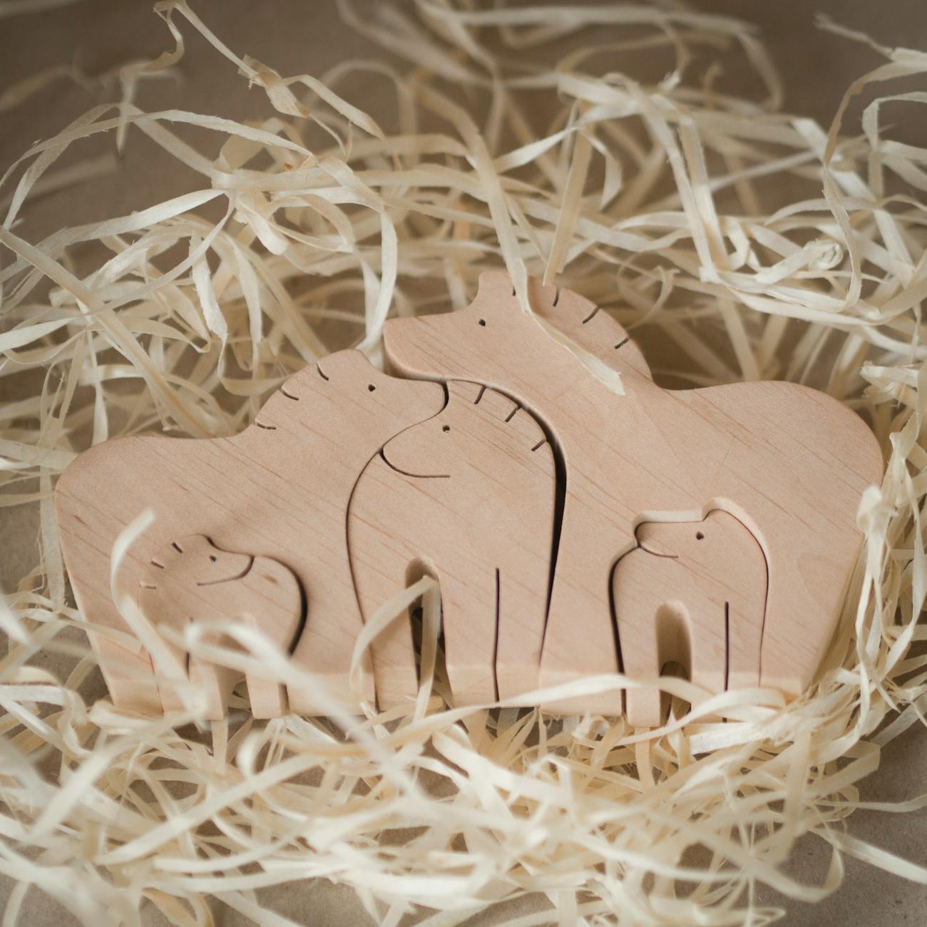 Wooden Rainbow Stacking Toy
