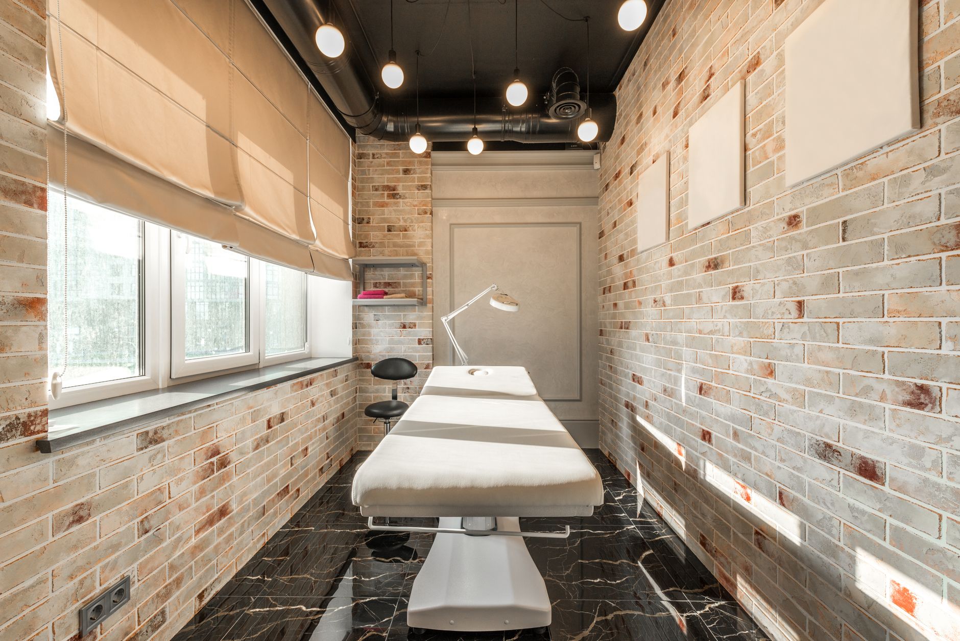 The calm treatment room inside Wisp Lash Studio, Tanjong Pagar