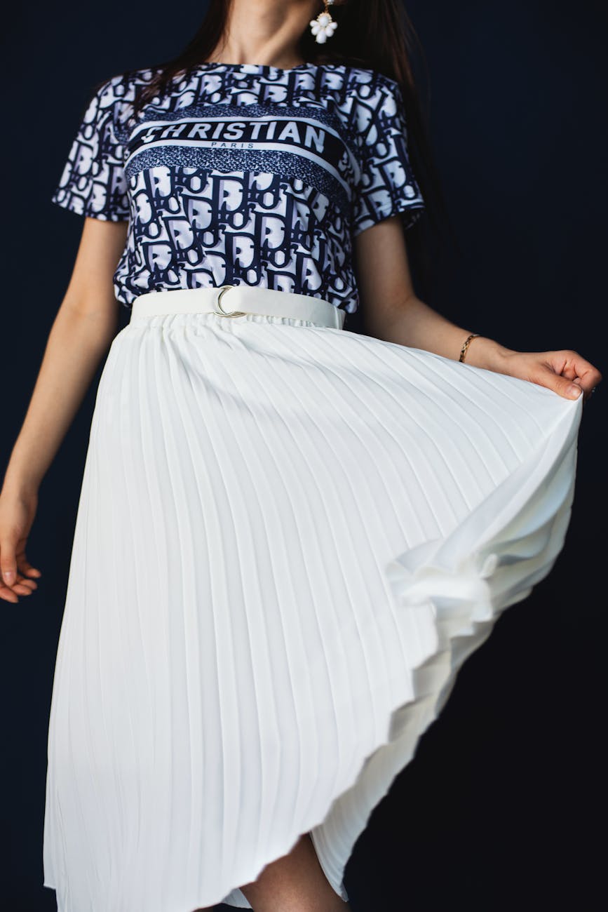 Juno Pleated Midi Skirt
