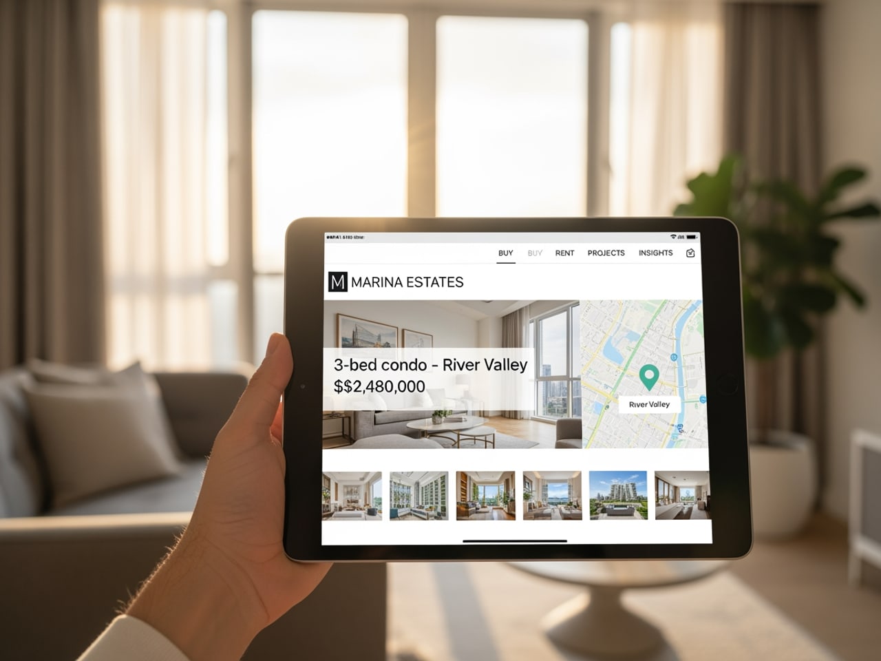 Property listing portal. Next.js