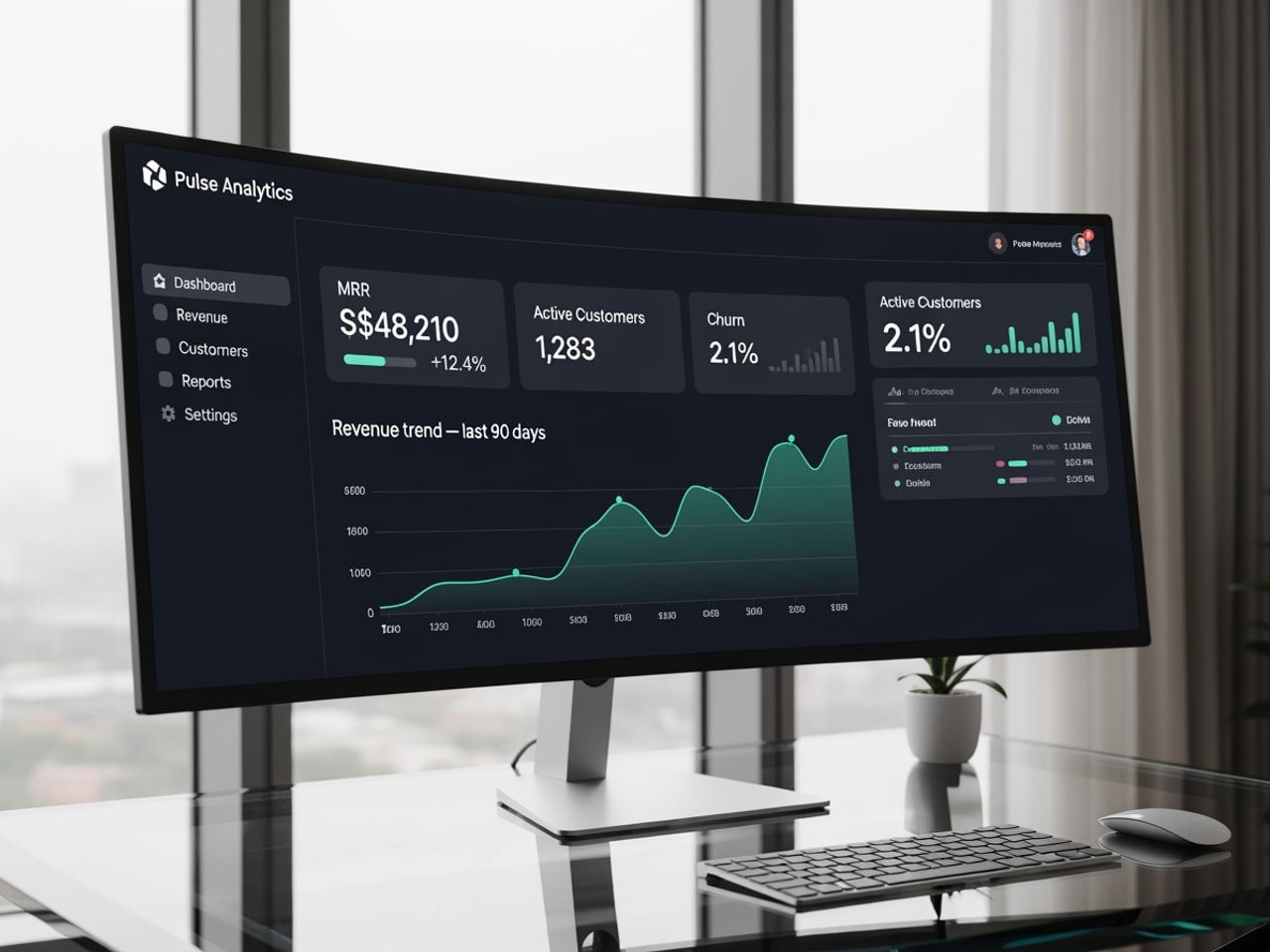 SaaS dashboard