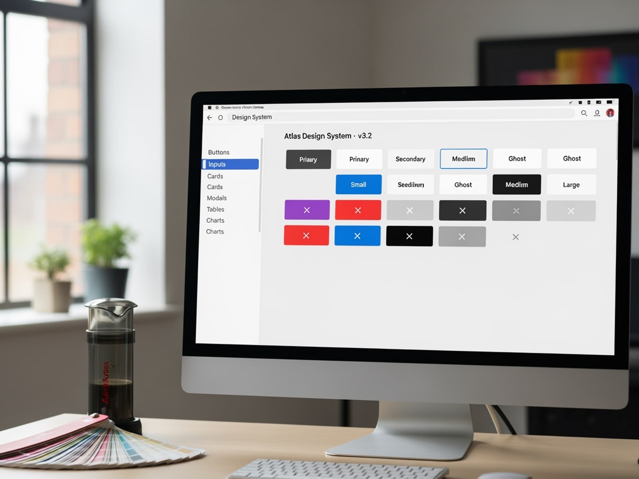 Design system + Storybook. React + Storybook