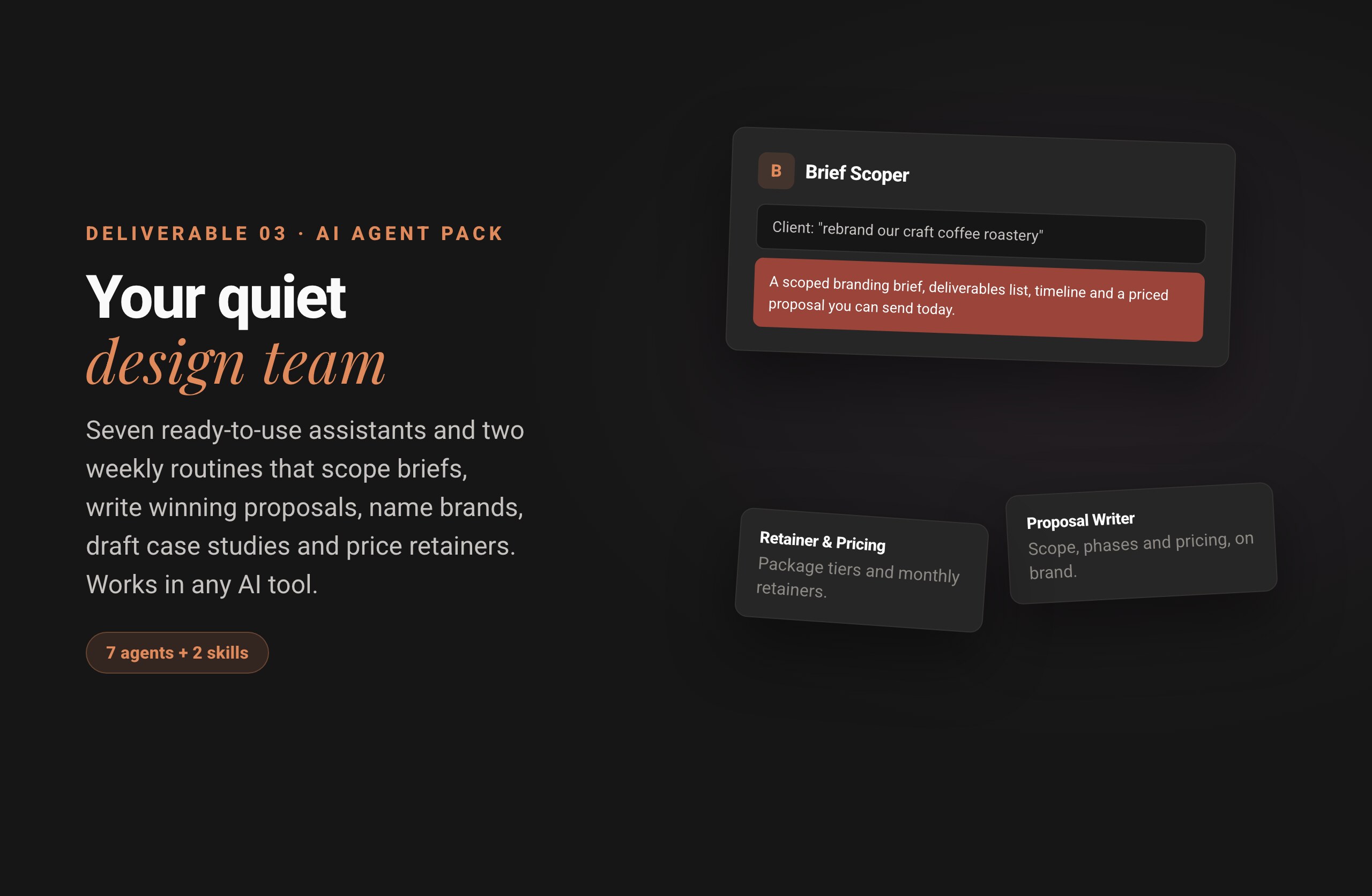 The AI Agent Pack included in the kit